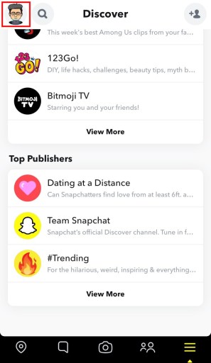 Cómo ver tu perfil de Snapchat
