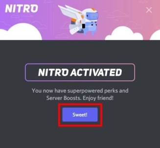 Discord Nitro activado