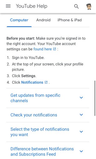 Cómo activar las notificaciones de escritorio para YouTube