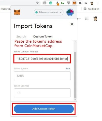 Cómo agregar un token personalizado a MetaMask