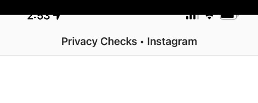Comprobaciones de privacidad Instagram