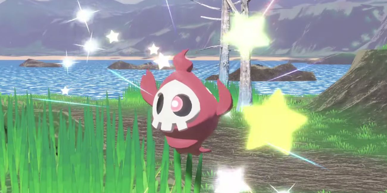 Captura de pantalla de un Pokémon Shiny en Pokémon Legends: Arceus.