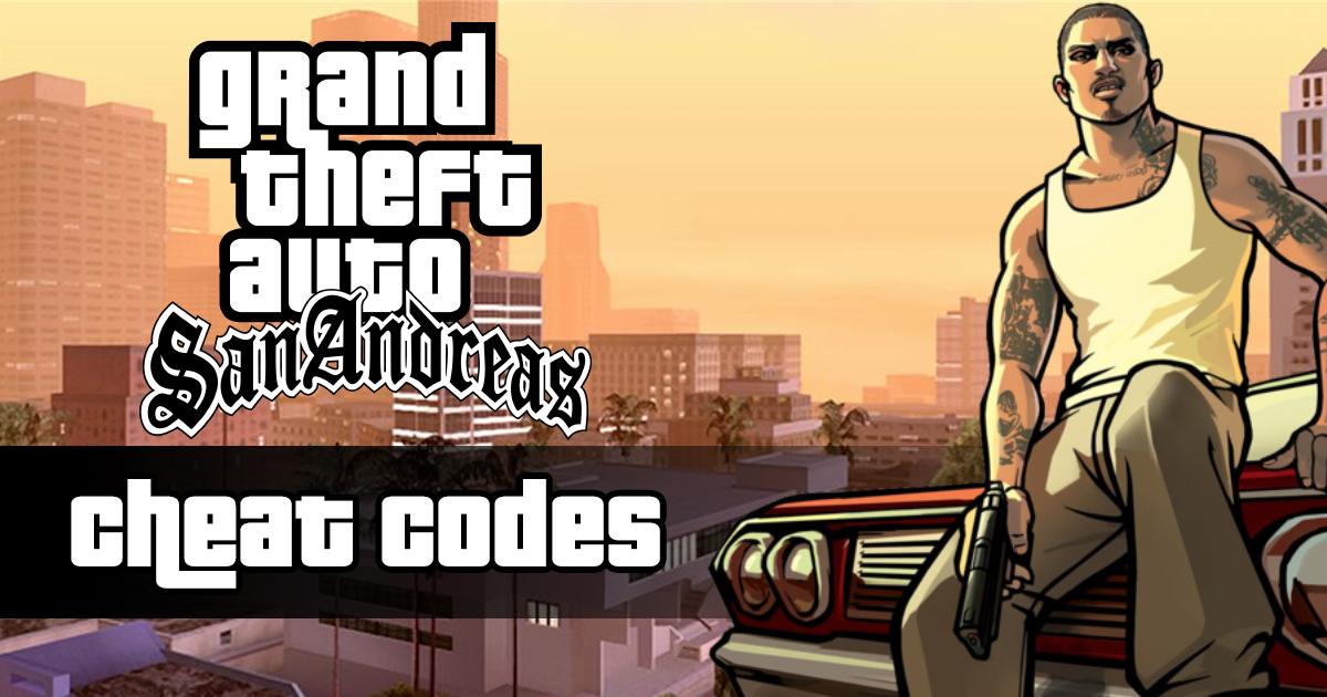 Códigos de trucos de GTA San Andreas