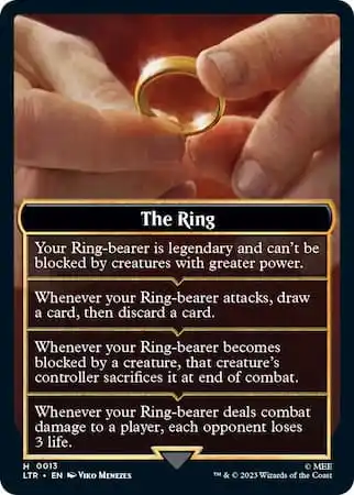 Texto que describe el emblema de The Ring.