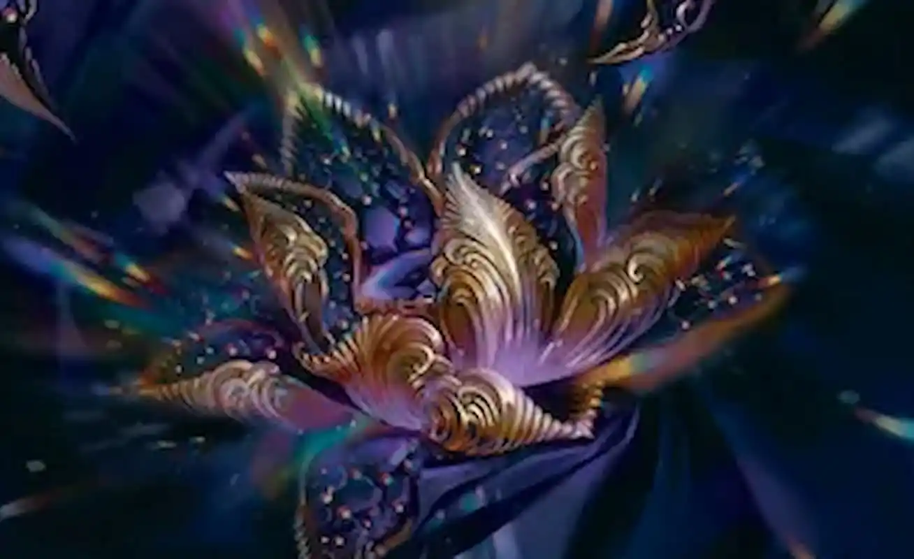 Arte alternativo para la tarjeta Jeweled Lotus en el conjunto MTG Commander Masters