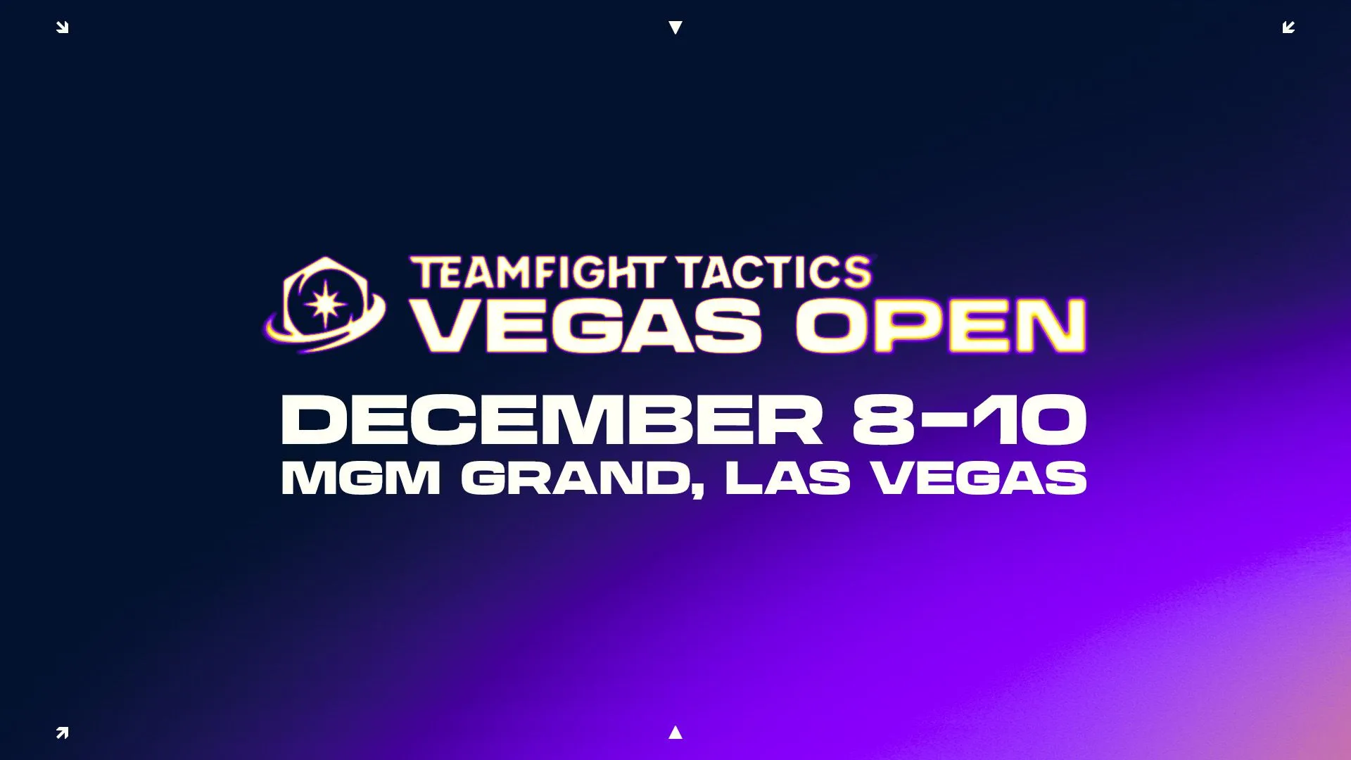 Imagen de las fechas del torneo TFT Vegas Open en Las Vegas
