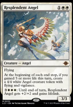 Imagen de ángeles volando hacia la batalla.