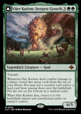 Ojer Kaslem, Deepest Growth es el dios legendario verde de Last Caverns of Ixalan