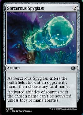 Sypglass mágico que emerge de las profundidades del agua