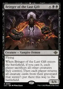 Bringer of the Last Gift es un demonio vampiro de LCI que puede alterar el juego.