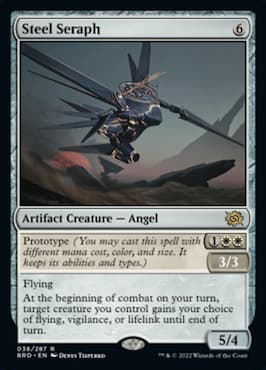 Steel Seraph es un imponente ángel artefacto gigante