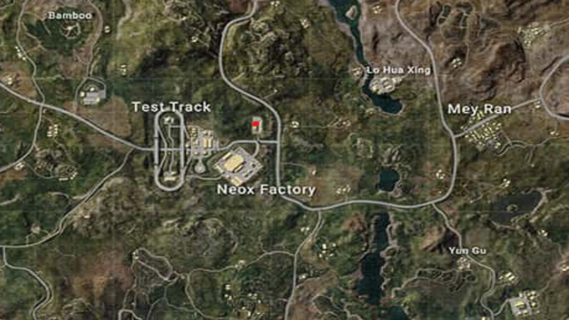 Neox Factory en el mapa de PUBG Rondo