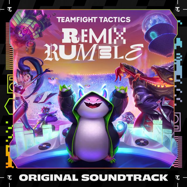Choncc en la portada de la banda sonora de Remix Rumble
