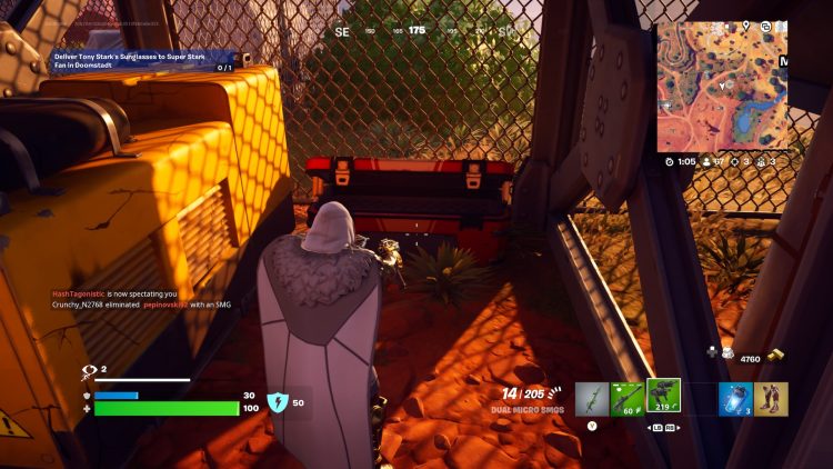 Emplacements des coffres Stark dans Fortnite Chapitre 5 Saison 4
