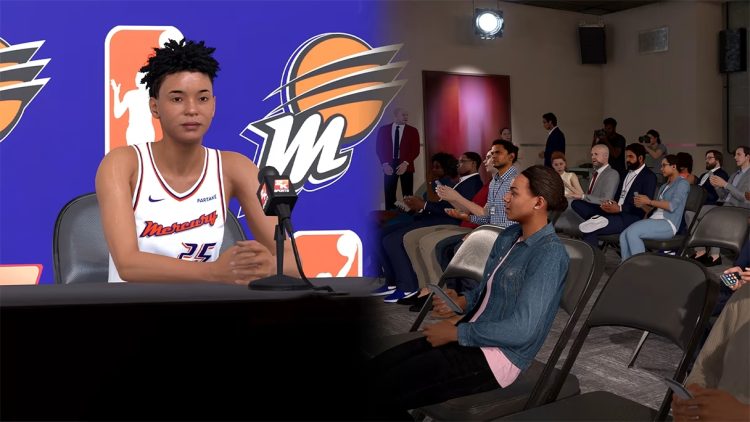 La WNBA est elle jouable dans le mode Ma CARRIERE de