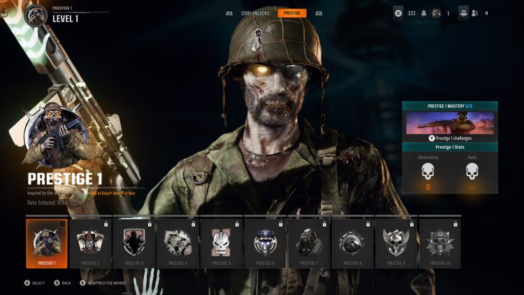 Toutes les recompenses de prestige dans Call of Duty