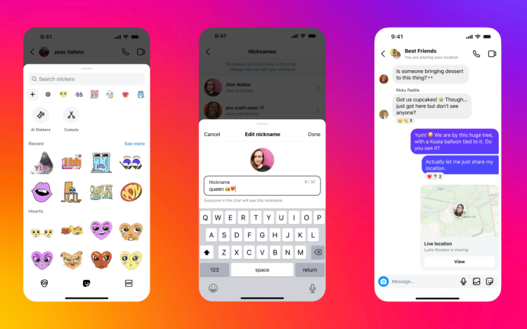 Instagram ajoute le partage de position en direct les surnoms.webp