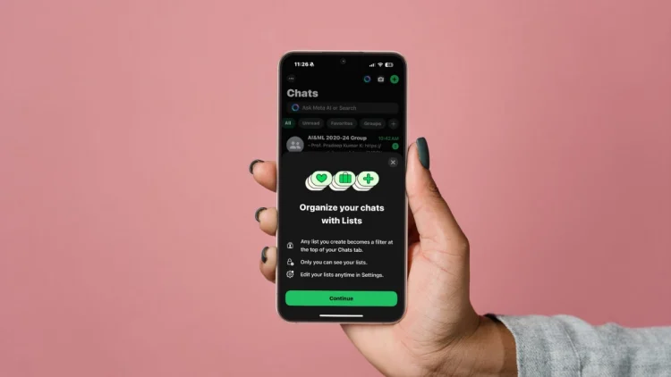 WhatsApp vous permet desormais de trier vos discussions a laide.webp