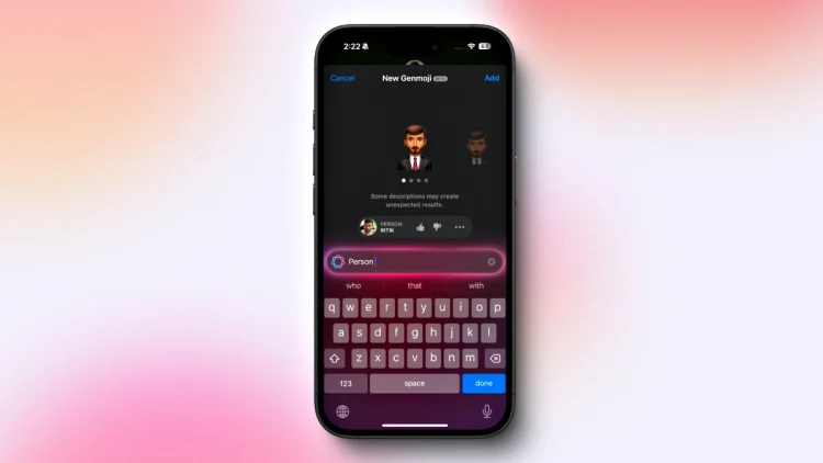 Comment creer des Emoji personnalises avec Genmoji sur iOS 182.webp