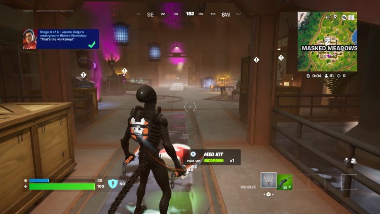 Comment localiser latelier souterrain cache de Daigo dans Fortnite