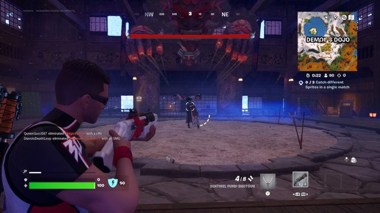 Comment trouver et endommager des demons dans Fortnite Chapitre 6