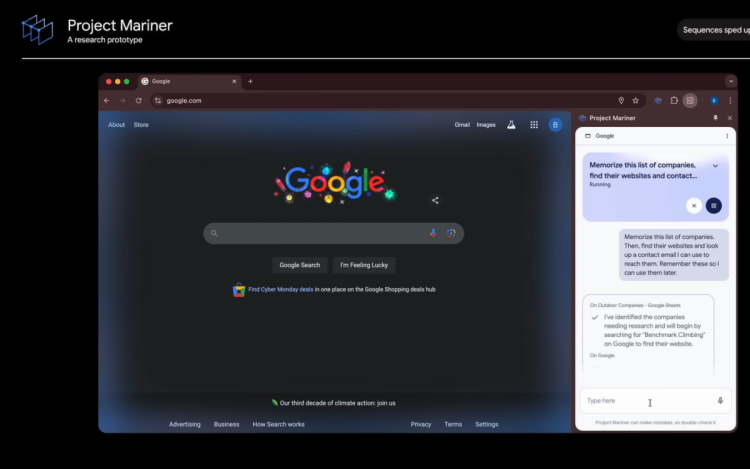 Projet Mariner de Google utilisez des agents IA pour.webp