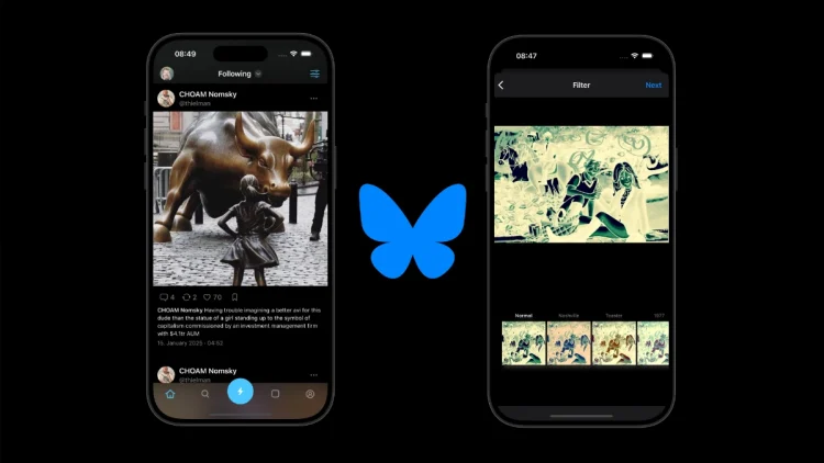 Bluesky obtient sa propre application Instagram appelee Flashes.webp