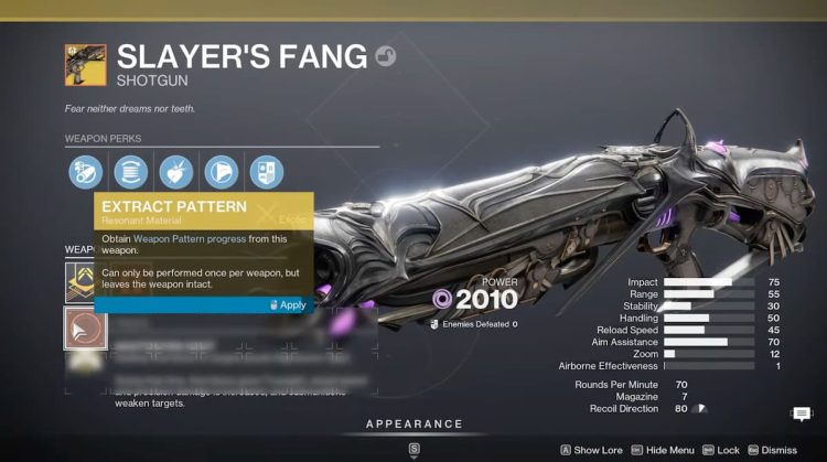 Comment obtenir le fusil de chasse Fang du Slayer dans