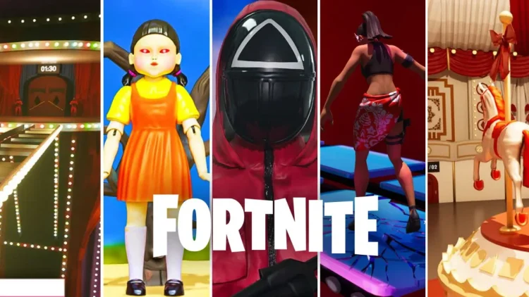 Fortnite 5 meilleures cartes de jeu de calmar avec.webp