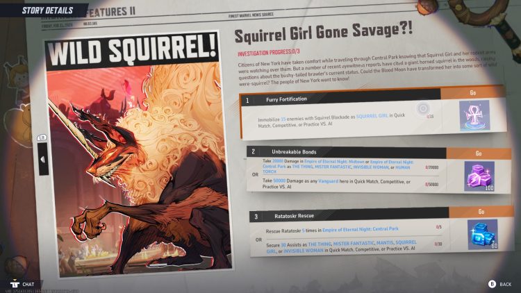 Comment sauver Ratatoskr a Central Park dans Marvel Rivals