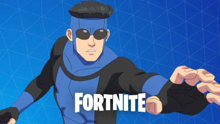 Fortnite x Invincible Vague 2 Marque de costume bleu.webp