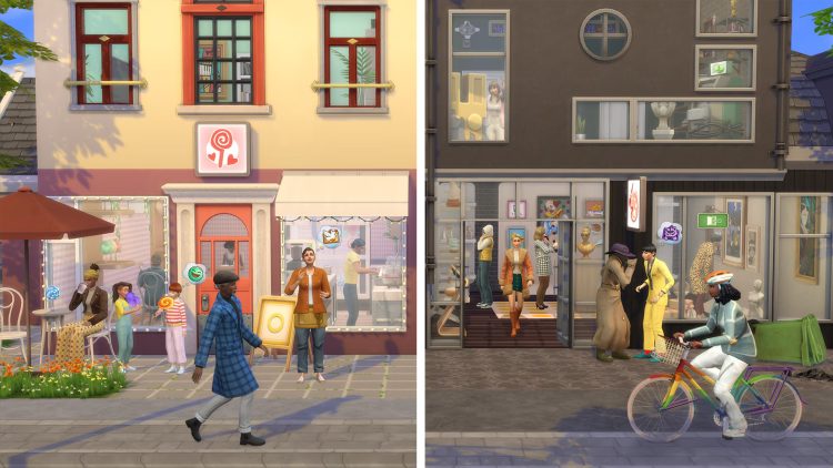 Toutes les entreprises et les passe temps Sims 4 trichent et