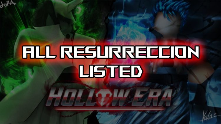 Toutes les resurrections dans lere creuse repertoriee Liste des