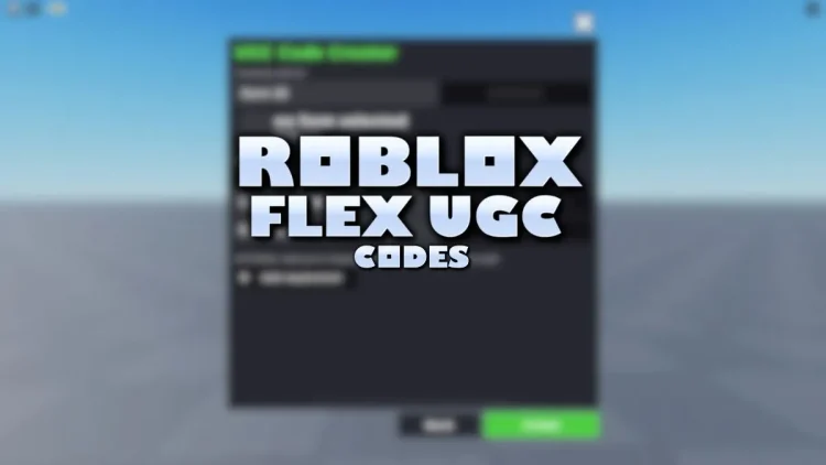 Codes UGC de Roblox Flex avril 2025.webp