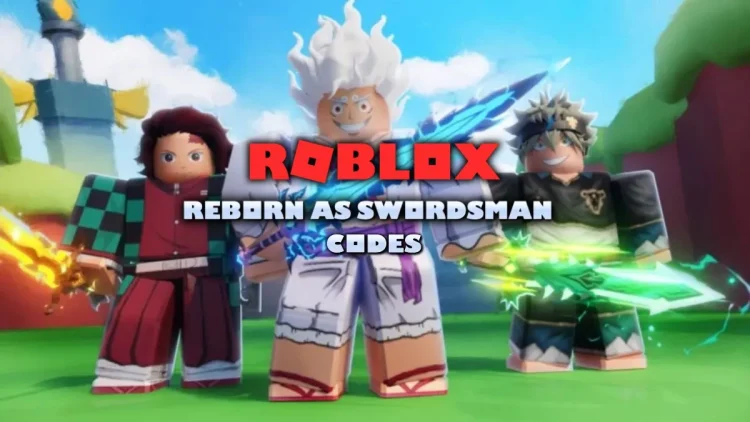 Roblox Reborn comme codes Swordsman avril 2025.webp