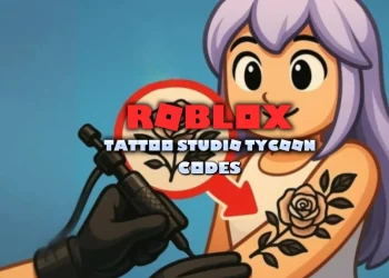 Codes de magnat du studio de tatouage Roblox mai 2025.webp